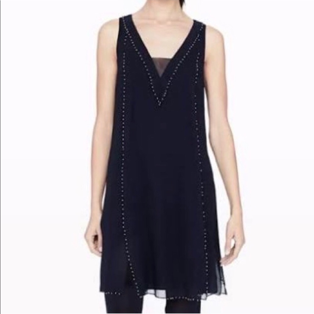 Club Monaco Black Silk Linnea Dress